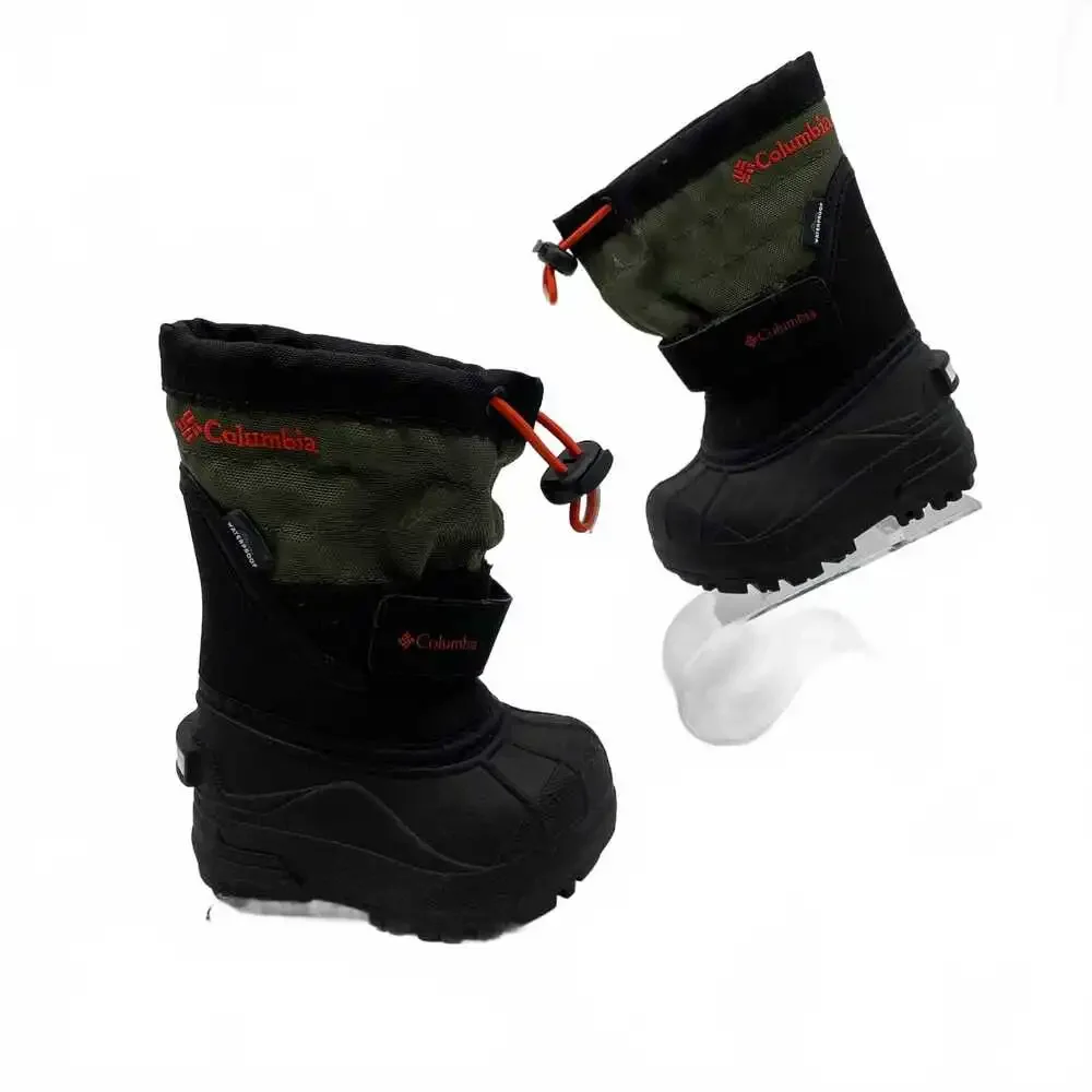 Columbia Kids Snow Boot Black/Green | Regular US4 Boys’ Rain & Snow Boots